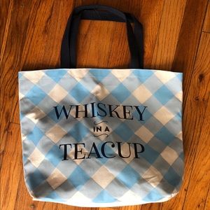 Whiskey in A Teacup tote bag
